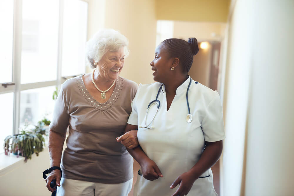 What does ‘assist’ mean in a nursing home?