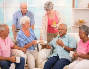 a group of elders Georgia Assisted Living Regulations